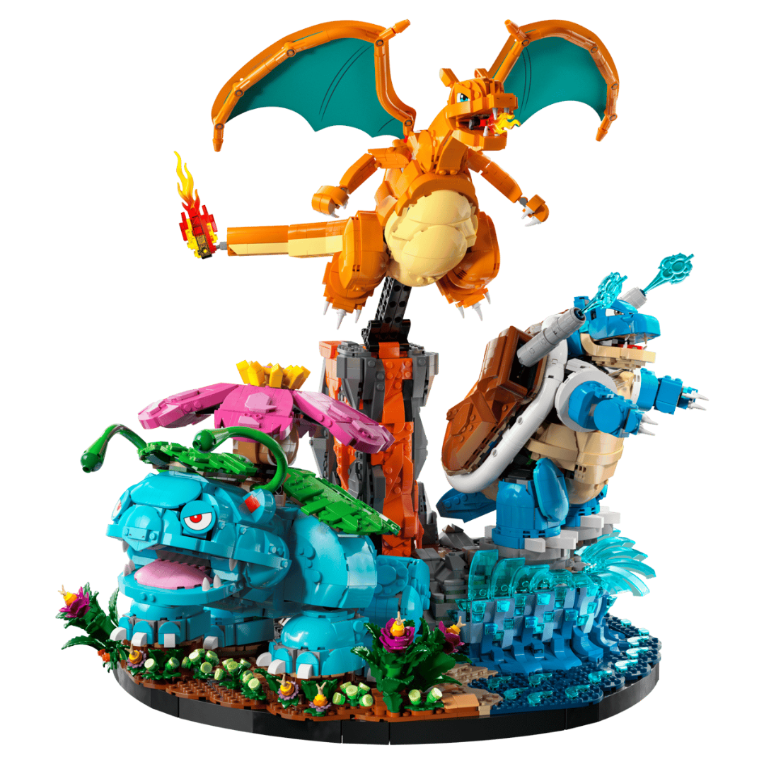 LEGO Florizarre, Dracaufeu & Tortank – Évolutions Finales (72153)